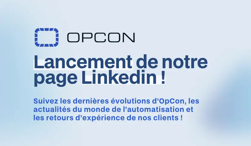Lancement de la page Linkedin OpCon